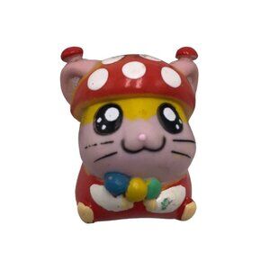 Tottoko Hamtaro Ham Ham House Ham-chan’s Red White Mushroom Figure